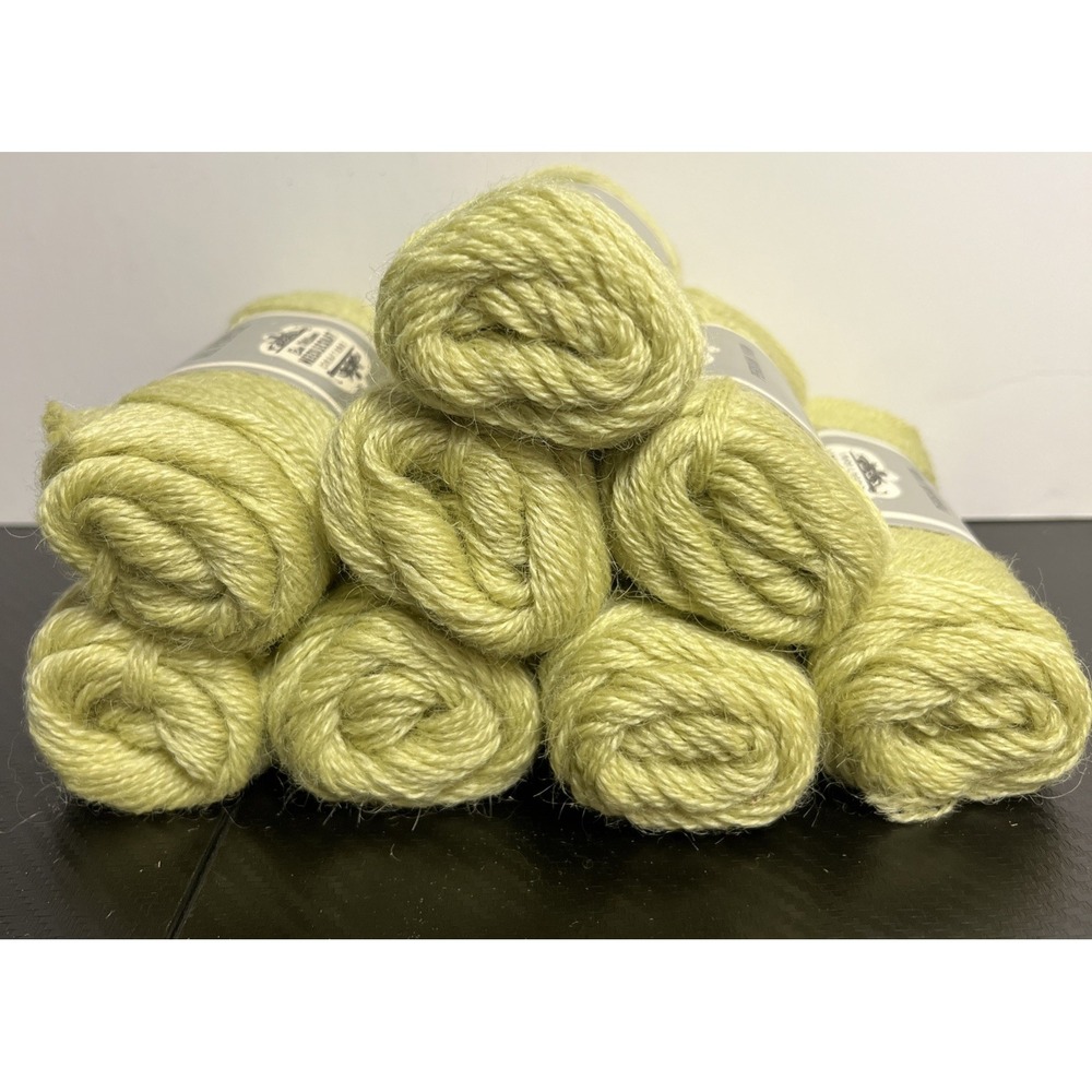 Elsa Williams Persian Yarn 100% Wool Skein Needle Craft Greens 40 Yds Each Lot 8